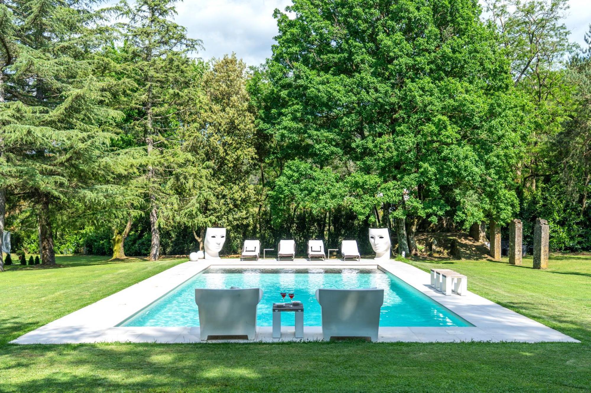 Villa Vittoria - Lusso Con Piscina, Tennis, Jacuzzi E Palestra Lucca Exteriör bild