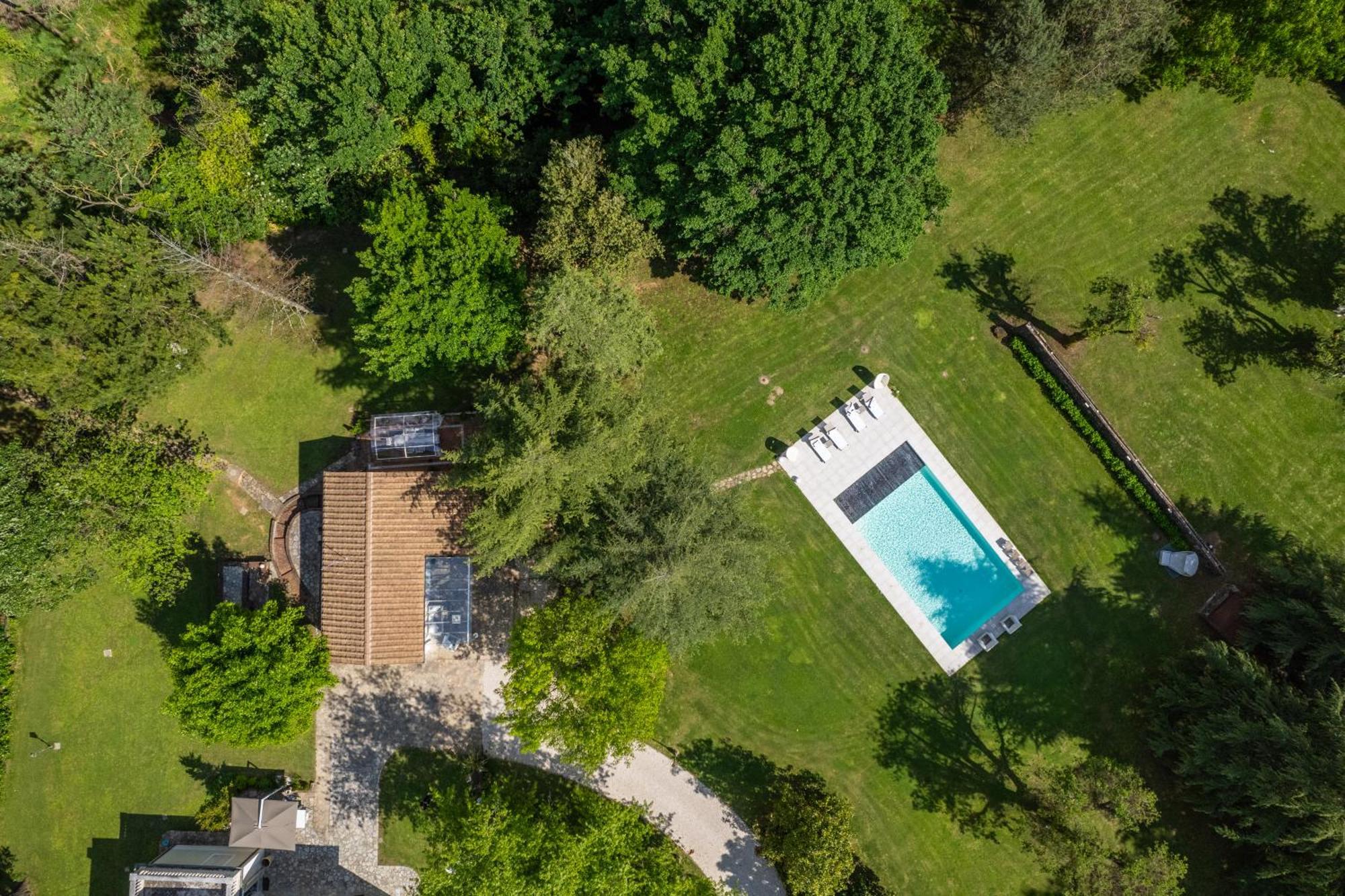 Villa Vittoria - Lusso Con Piscina, Tennis, Jacuzzi E Palestra Lucca Exteriör bild
